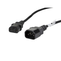 Cable alargador lanberg alimentacion cpu iec320 c13 h - iec320 c14 m v