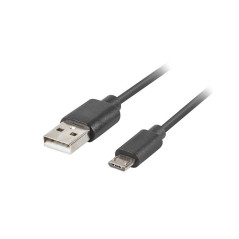 Cable usb lanberg 2.0 macho - micro usb macho quick charge 3.0 1.8m ne