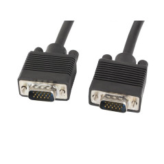 Cable vga lanberg macho - macho ferrita 3m negro