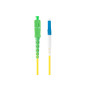 Latiguillo fibra optica lc - upc a sc - apc lanberg 2m mono simplex g657a1 lszh amarillo