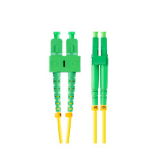 Latiguillo fibra optica sc - apc a lc - apc lanberg 2m mono duplex g65