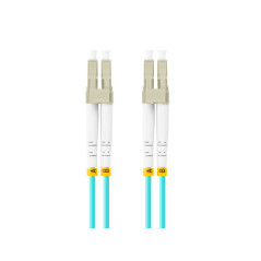 Latiguillo fibra optica lc - upc lanberg 5m multi duplex om3 50 - 125 