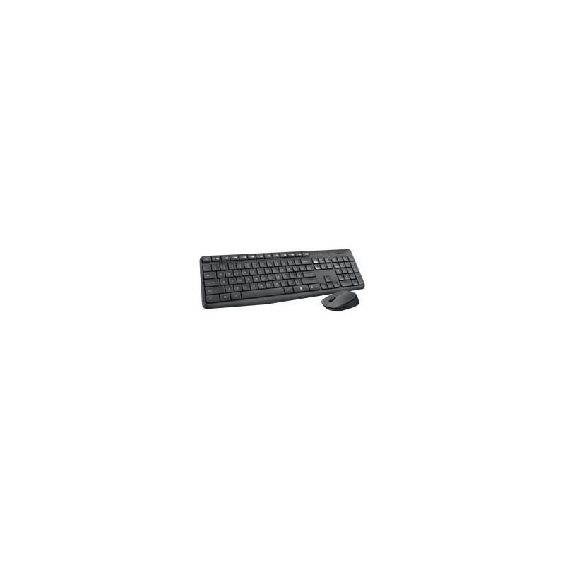 Teclado + mouse logitech mk235 wireless inalambrico frances