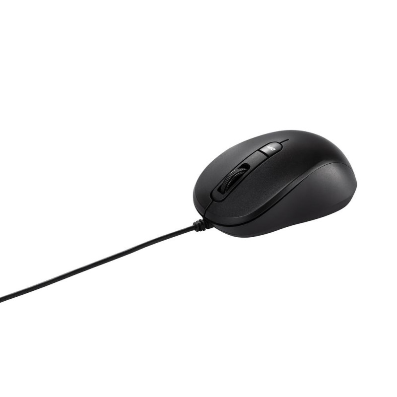 Mu101c ratón asus silencioso con cable y sensor azul