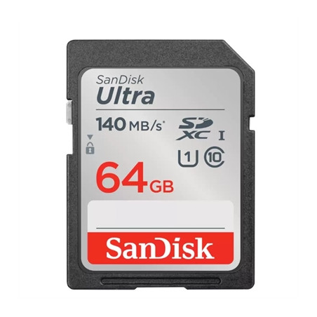 Tarjeta de memoria secure digital sdxc sandisk ultra - 64gb - clase 10
