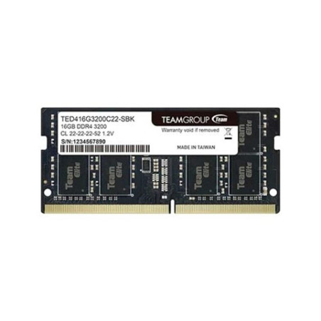 Memoria ram ddr4 16gb teamgroup elite - 3200mhz - pc4 25600 - sodimm -