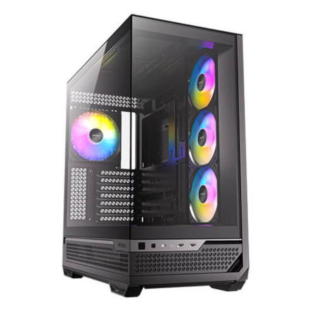 Caja ordenador gaming antec fishtank c7 atx argb cristal templado usb 