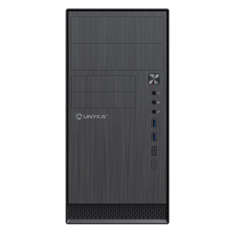 Caja ordenador unykach aero c12 matx negra