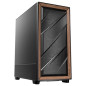 Caja ordenador gaming antec flux se atx wood negra