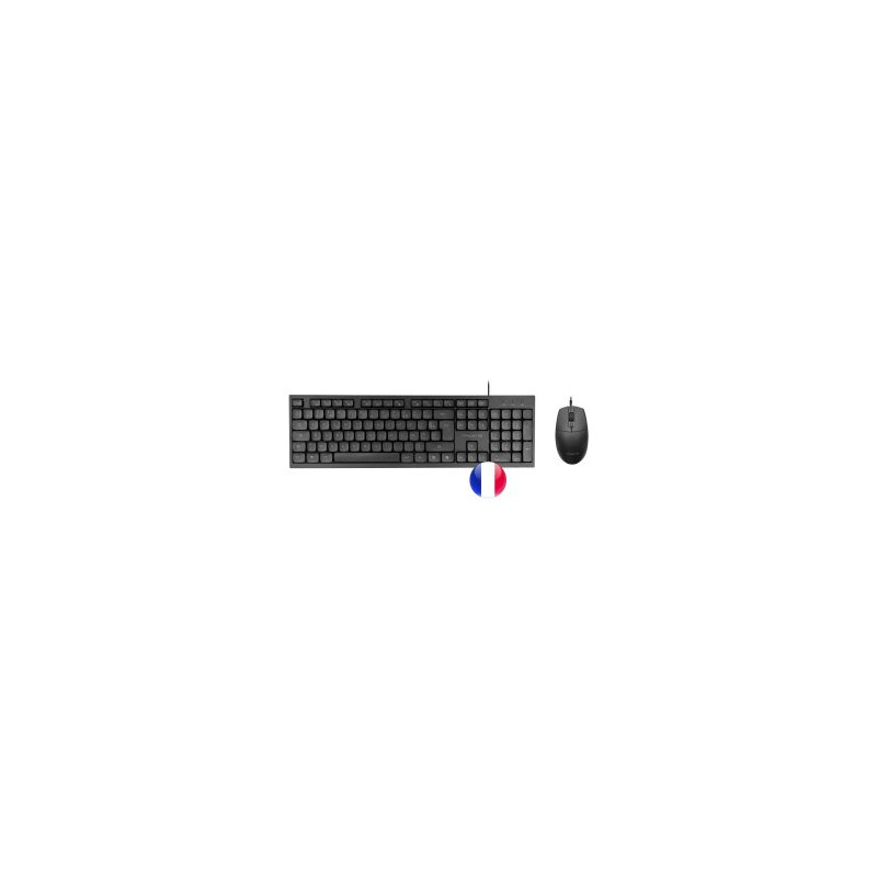 Teclado + raton tacens anima acp02fr negro frances