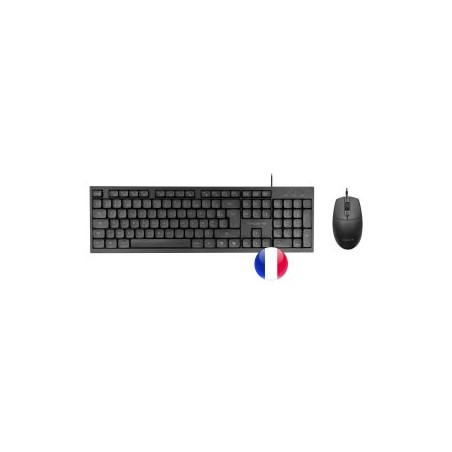 Teclado + raton tacens anima acp02fr negro frances