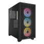 Caja ordenador gaming corsair 3000d rgb airflow atx cristal templado negra