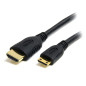 Cable mini hdmi a hdmi startech 1m - macho - macho - negro