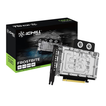 Tarjeta grafica inno3d rtx 5080 ichill frostbite gddr7 - 3x dp - 1x hd