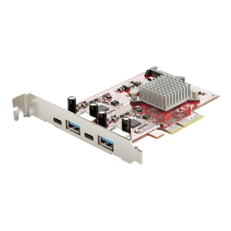 Tarjeta de expansion pci express startech pexusb312a2c2v 2x usb tipo a