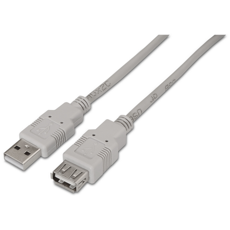 AISENS A101-0012 cable USB USB 2.0 1 m USB A Beige