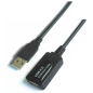 AISENS A101-0019 cable USB USB 2.0 10 m USB A Negro