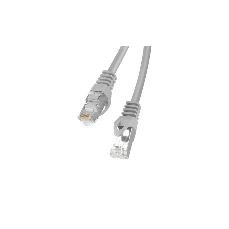 Cable red lanberg latiguillo cat.6 ftp 1m gris fluke passed