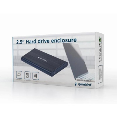 Gembird Carcasa Ext USB 2.0 SATA 2.5Mini USB 5pin