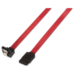 AISENS A130-0156 cable de SATA 0,5 m SATA 7-pin Negro, Rojo