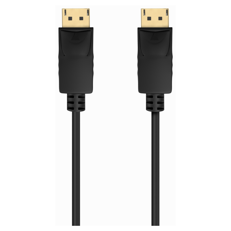 AISENS Cable DISPLAYPORT V1.2 CCS 4K@60Hz, DP/M-DP/M, Negro, 1.0m