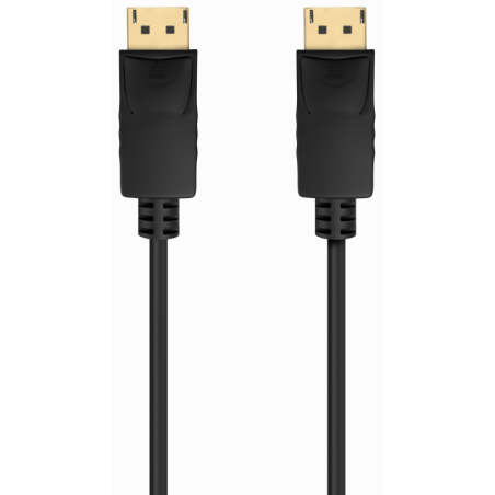AISENS Cable DISPLAYPORT V1.2 CCS 4K@60Hz, DP/M-DP/M, Negro, 1.0m