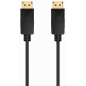 AISENS Cable DISPLAYPORT V1.2 CCS 4K@60Hz, DP/M-DP/M, Negro, 5.0m