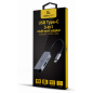 Gembird A-CM-COMBO3-02 base para portátil y replicador de puertos Alámbrico USB 3.2 Gen 1 (3.1 Gen 1) Type-C Plata