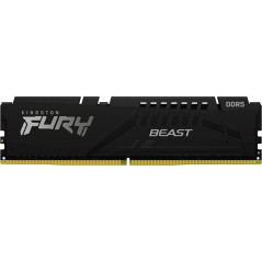 Memoria ram ddr5 8gb kingston - 6000 mhz - pc5 - 48000 - fury beast - 