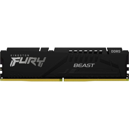 Memoria ram ddr5 8gb kingston - 6000 mhz - pc5 - 48000 - fury beast - 