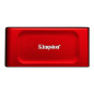 Disco duro externo solido ssd kingston xs1000 portable 1tb usb tipo c rojo