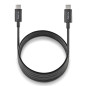 NGS CABLE CARGA RAPIDA USB-C A USB-C 1M NEGRO NGS CABLE CARGA RAPIDA USB-C A USB-C 1M NEGRO