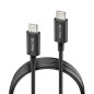 NGS CABLE CARGA RAPIDA USB-C A USB-C 1M NEGRO NGS CABLE CARGA RAPIDA USB-C A USB-C 1M NEGRO