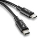 NGS CABLE CARGA RAPIDA USB-C A USB-C 1M NEGRO NGS CABLE CARGA RAPIDA USB-C A USB-C 1M NEGRO