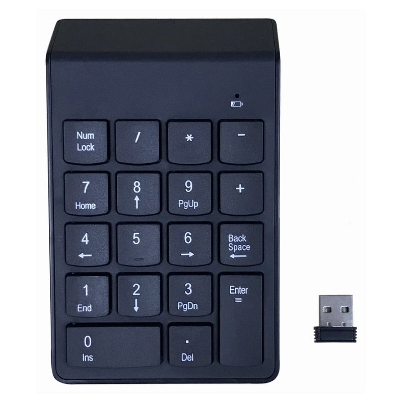 Gembird KPD-W-02 teclado numérico Portátil/PC Bluetooth Negro