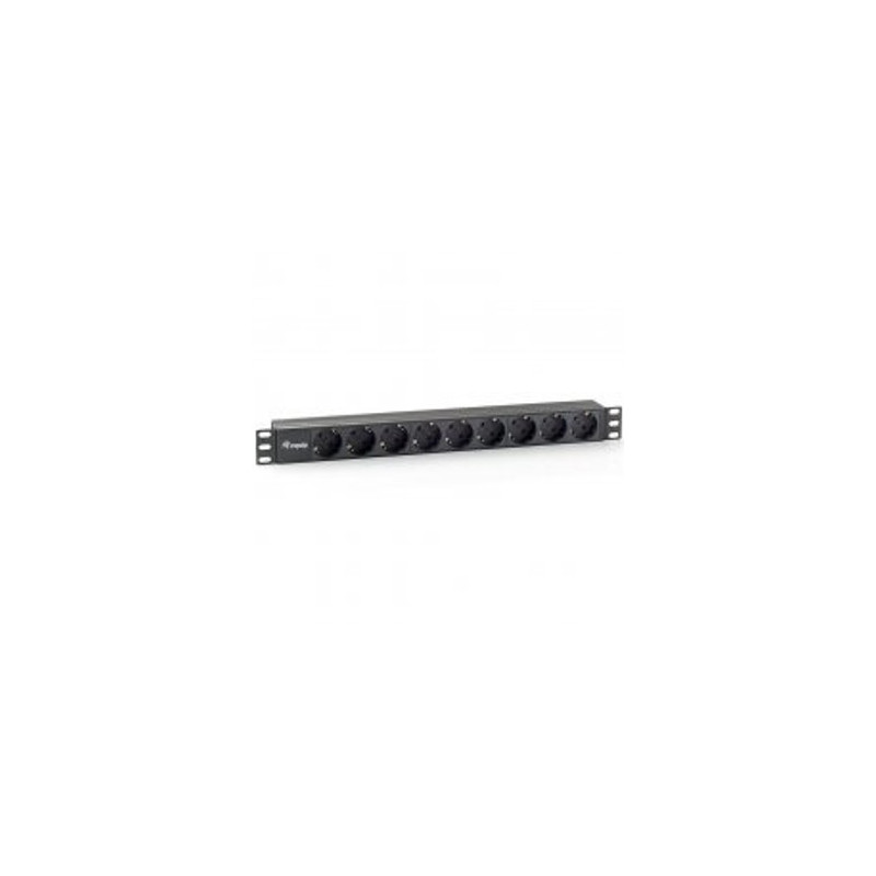 Regleta alimentacion equip rack 19 pulgadas 1u 9 tomas 3500w cable 1.8m