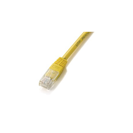 Cable red equip latiguillo rj45 u - utp cat6 0.5m amarillo