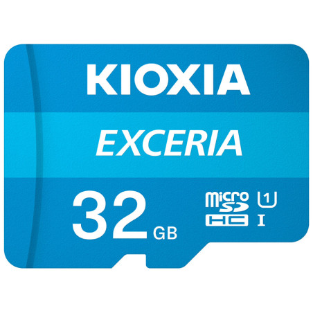 Tarjeta memoria micro sd kioxia 32gb exceria uhs - i c10 r100 con adap