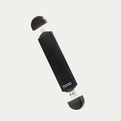 CAJA EXTERNA SSD NGFF y NVMe PCIe USB-C 3.2 Gen 2 USB-A NEGRO TOOQ