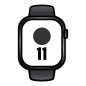 Apple Watch Series 11/ GPS/ 46mm/ Negro Azabache/ Correa Deportiva Neg