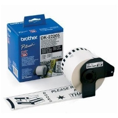 Etiquetas cinta continua brother blanca dk22205 62mm ql - 500a ql - 50