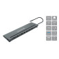Docking station conceptronic usb tipo c donn17g 2 x hdmi - 1 x dp - 2 x usb 3.0 - 1 x usb 2.0 - 1 x rj45 - 1 x aux - lector sd -