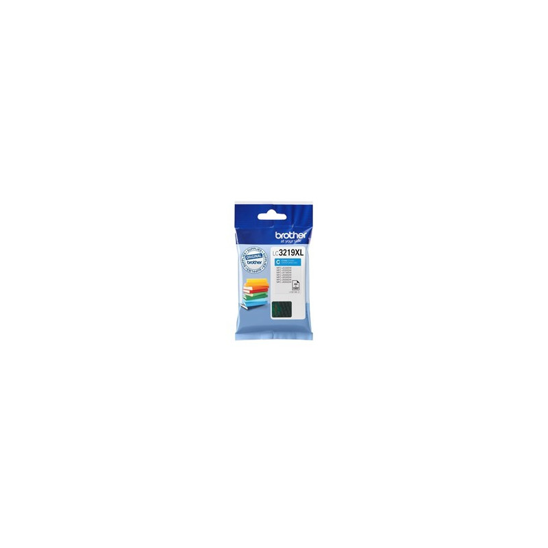 Cartucho tinta brother lc3219xlc cian 1500 paginas mfc - j5330dwmfc - j5335dwmfc - j5730dw - mfcj5930dw - mfcj6530dw - mfcj6530d