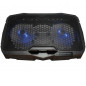 Soporte - base de refrigeracion conceptronic thana07b para portatiles hasta 15.6 pulgadas ventiladores 125mm x2