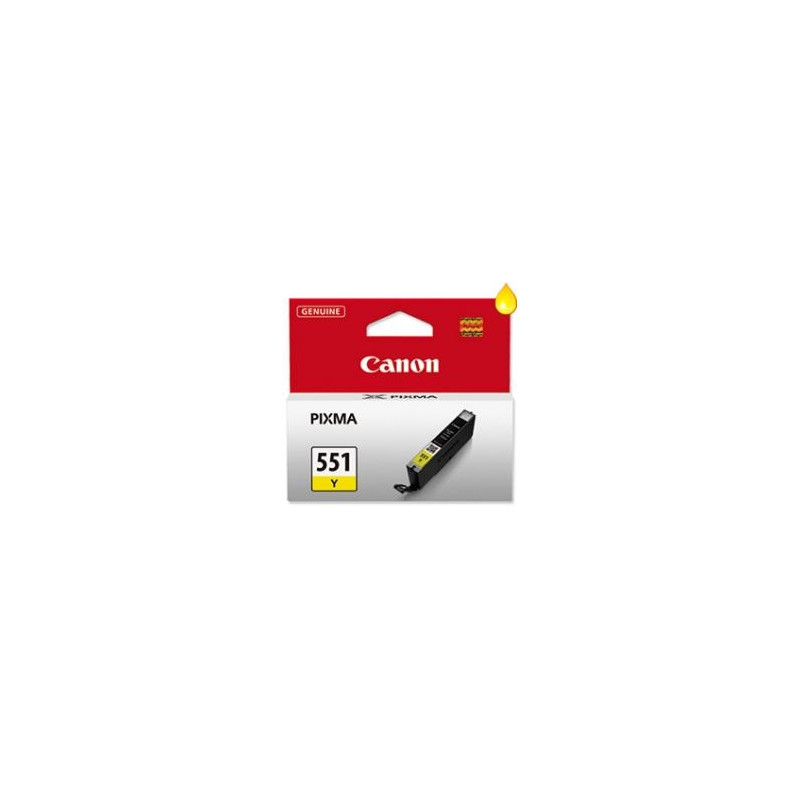 Cartucho tinta canon cli - 551y amarillo mg6350 - mg5450