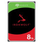 Disco duro interno hdd seagate ironwolf nas st8000vn002 8tb 3.5 pulgadas 5400rpm - 256mb - sata 6gb - s