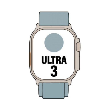 Apple Watch Ultra 3/ GPS/ Cellular/ 49mm/ Caja de Titanio Natural/ Cor