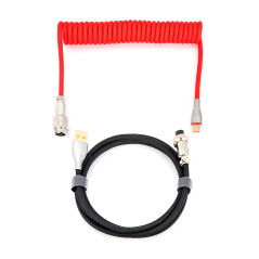Phoenix kioru cable aviador en espiral con conector tipo c para teclad