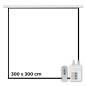 Phoenix - pantalla electrica videoproyector pared y techo 169´´ ratio 1:1 4:3 16:9 3m x 3m