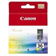 Cartucho tinta canon cli 36 cian - magenta - amarillo pixma mini 260 -